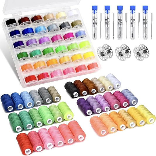72pcs Sewing Thread 25 Colors